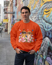 Load image into Gallery viewer, Pekingese With Peonies Gift For Dog Lovers Sweatshirt
