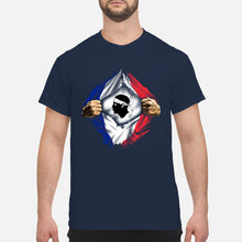 Load image into Gallery viewer, Corse Super Hero Flag Patriot Gift For Men Guys Tee
