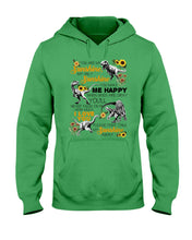 Load image into Gallery viewer, My Only Sunshine Make Me Happy Special Custom Design Hoodie
