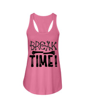 Load image into Gallery viewer, Break Bone Time White Background Gift For Women Ladies Flowy Tank
