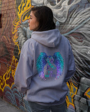 Load image into Gallery viewer, You Matter Ribbon Awareness With Angel Wings Hoodie
