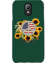 Load image into Gallery viewer, Peace Sign Sunflower Birthday Gift For Girls Phone case
