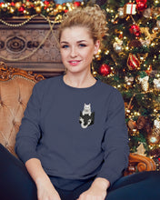 Load image into Gallery viewer, Cat In Your Front Pocket Great Gift For Cat Lovers Sweatshirt
