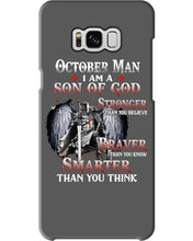 Load image into Gallery viewer, October Man Son Of God Birthday Meaningful Gift For Men Phone case
