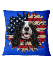 Load image into Gallery viewer, English Cocker Spaniel US Sunflower Gift For Dog Lovers Pillow Cover
