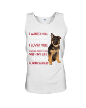Load image into Gallery viewer, German Shepherd I Wanted You I Loved You Gift For Dog Lovers Unisex Tank Top
