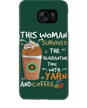 Load image into Gallery viewer, The Quarantine Time With Yarn And Coffee Gift For Women Phone case
