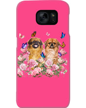 Load image into Gallery viewer, Pekingese With Peonies Gift For Dog Lovers Phone case
