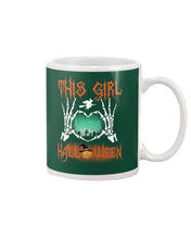 Load image into Gallery viewer, This Girl Loves Halloween Gift For Girls Mug
