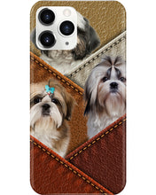 Load image into Gallery viewer, Three Cute Shih Tzu In Bag Gift For Dog Lovers Phone case

