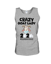 Load image into Gallery viewer, Crazy Goat Lady 2020 Quarantined Gift For Goat Lovers Unisex Tank Top
