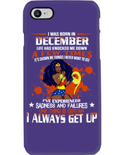 Load image into Gallery viewer, December Superwoman  Life Has Knocked Me Down Birthday Meaningful Gift Phone case
