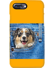 Load image into Gallery viewer, Australian Shepherd In Denim Pocket Gift For Dog Lovers Phone case

