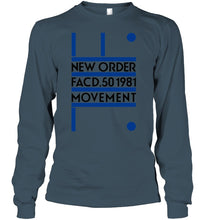 Load image into Gallery viewer, New Order Facd 501981 Movement Simple Unique Custom Design Unisex Long Sleeve
