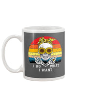 Load image into Gallery viewer, I Do What I Want Skull Sunflower Special Custom Design Mug
