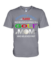 Load image into Gallery viewer, Golf Who Believes In Herself Gift For Sport Lovers Guys V-Neck
