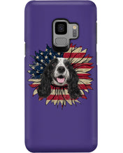 Load image into Gallery viewer, English Cocker Spaniel US Sunflower Gift For Dog Lovers Phone case
