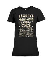Load image into Gallery viewer, I'm Already Taken By A Sexy Crazy Woman Custom Design Ladies Tee
