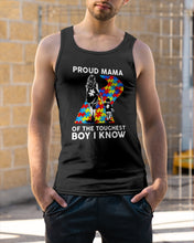 Load image into Gallery viewer, Proud Mama Of The Touchest Boy I Know Autism's Day Gift Unisex Tank Top
