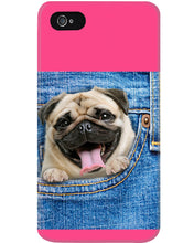 Load image into Gallery viewer, baby Pug In Denim Pocket Gift For Dog Lovers Phone case
