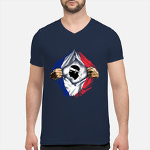 Load image into Gallery viewer, Corse Super Hero Flag Patriot Gift For Men Guys V-Neck
