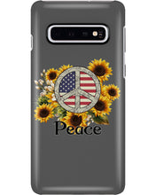Load image into Gallery viewer, Peace Sign Sunflower Birthday Gift For Girls Phone case
