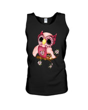 Load image into Gallery viewer, Lovely Tote Bag Owl Perchs On Branch Gift For Owl Lovers Unisex Tank Top
