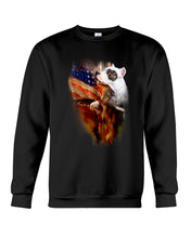 Load image into Gallery viewer, Dogo Argentino American Wings Gift For Dog Lovers Sweatshirt
