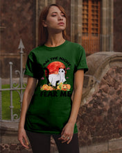 Load image into Gallery viewer, I Am The Night Fear Me Ghost Cat Gift For Cat Lovers Guys Tee
