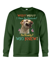 Load image into Gallery viewer, Labrador Retriever Attitude Really Gift For Dog Lovers Sweatshirt
