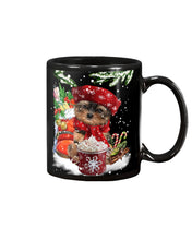 Load image into Gallery viewer, Yorkshire Terrier Loves Drinking Hot Latte Gift For Dog Lovers Mug
