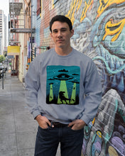 Load image into Gallery viewer, UFA Dinosaur T Rex Sky Full Of Stars Sweatshirt
