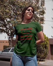 Load image into Gallery viewer, This Girl Has Fought A Thousand This Girl Was Born In March Ladies Tee
