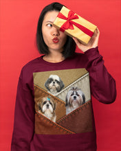 Load image into Gallery viewer, Three Cute Shih Tzu In Bag Gift For Dog Lovers Sweatshirt
