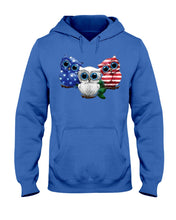 Load image into Gallery viewer, Lovely Phone Case Three Owl With US Flag Gift For Owl Lovers Hoodie
