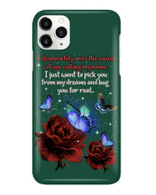Load image into Gallery viewer, Butterfly Calling My Name Gift For Lover Phone case
