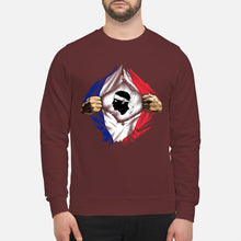 Load image into Gallery viewer, Corse Super Hero Flag Patriot Gift For Men Sweatshirt
