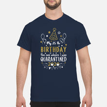 Load image into Gallery viewer, Vintage Funny My 45th Birthday The One Where I Was Quarantined Guys Tee
