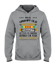 Load image into Gallery viewer, I'm A Grumpy Old Vietnam Veteran Special  Custom Design Hoodie
