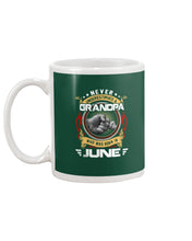Load image into Gallery viewer, Never Underestimate   A June  Grandpa Trending For Birthday Gift Mug
