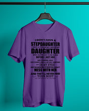 Load image into Gallery viewer, I Don't Have A Stepdaughter A Freaking Awesome Daughter Gift For Women Guys V-Neck
