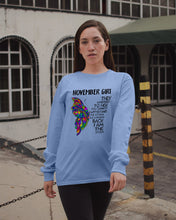 Load image into Gallery viewer, Birthday Gift For November Girl They Whispered To Her You Cannot Withstand The Storm Unisex Long Sleeve
