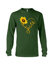 Load image into Gallery viewer, Black Phone Case Sunflower Faith Gift For Christians Unisex Long Sleeve
