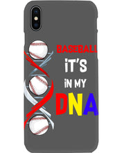Load image into Gallery viewer, Baseball Be My DNA Gift For Sport Lovers Phone case
