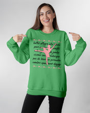 Load image into Gallery viewer, Ballet Words Pink Pattern Gift For Ballet Dancer Sweatshirt
