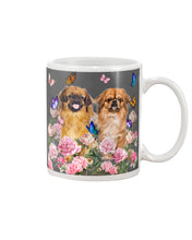 Load image into Gallery viewer, Pekingese With Peonies Gift For Dog Lovers Mug
