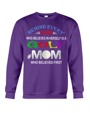 Load image into Gallery viewer, Golf Who Believes In Herself Gift For Sport Lovers Sweatshirt
