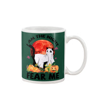 Load image into Gallery viewer, I Am The Night Fear Me Ghost Cat Gift For Cat Lovers Mug
