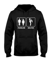 Load image into Gallery viewer, Vintage Funny Problem And Solved Gift For Saxophone Musicians Hoodie
