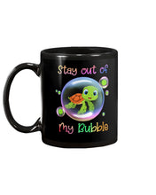 Load image into Gallery viewer, Vintage Funny Stay Out Of My Bubble Gift For Turtle Lovers Mug
